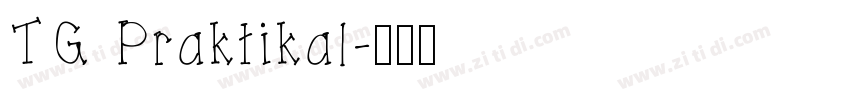 TG Praktikal字体转换